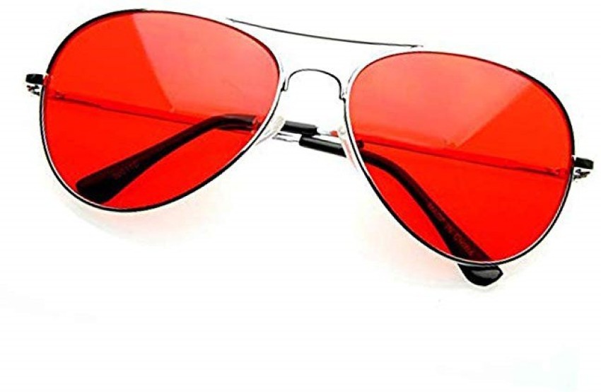 Buy MR.KING Aviator Sunglasses Red For Men Women Online Best Prices in India Flipkart