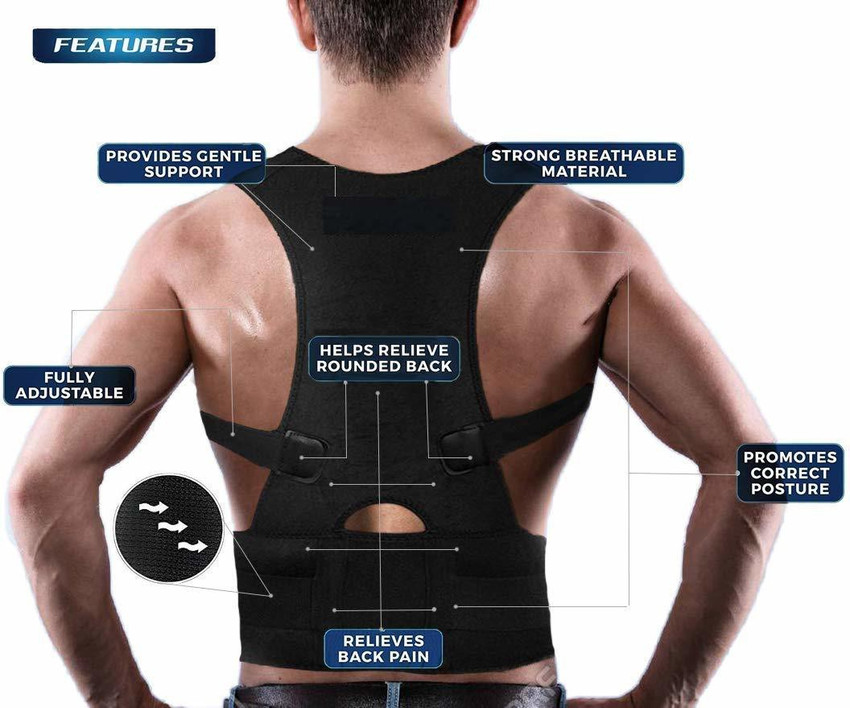 HBNS Shoulder Body Support Belt for Men and Women Back Lumbar