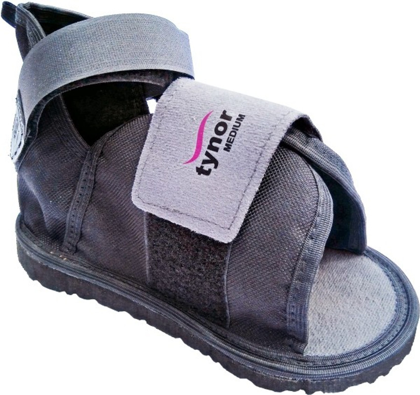 Rocker bottom cast clearance shoe