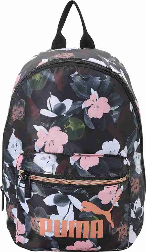 PUMA WMN Core Seasonal Archive Backpack 10 L Laptop Backpack Black Floral AOP Price in India Flipkart