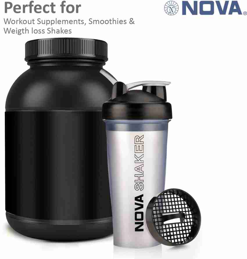 Shakeit Protein Shaker Bottle, 500ml Grey Ideal For Protein Pre Workout BPA  Free
