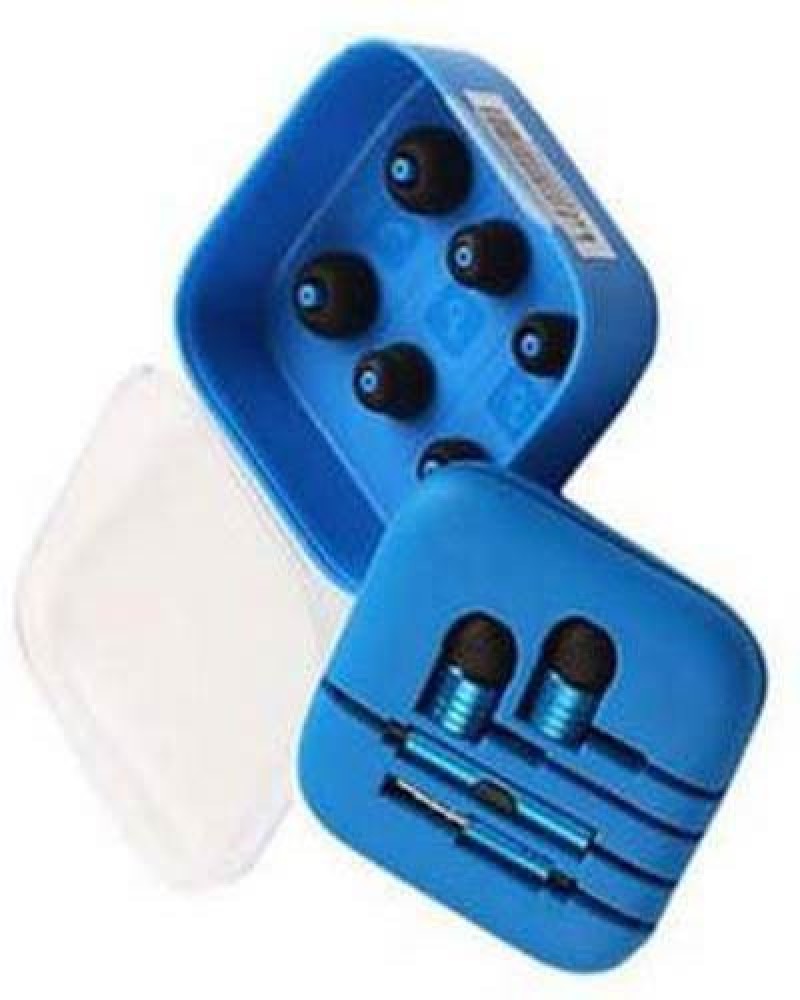 TSV Stereo Sound Piston Blue Earphone Wired Headset Price in India