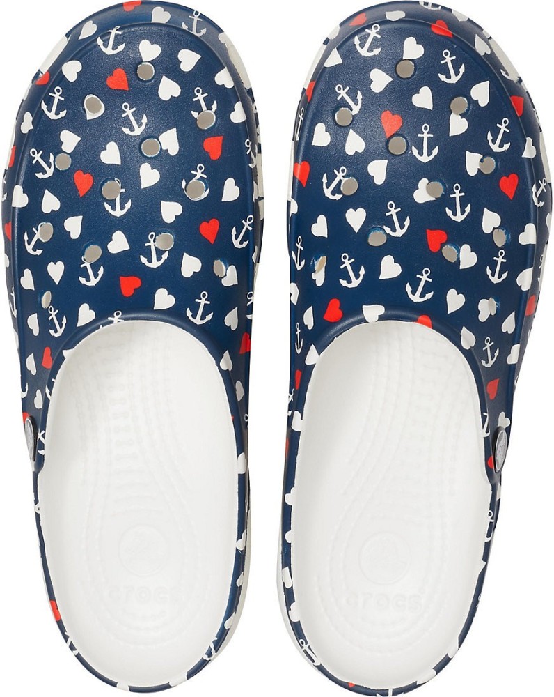 Anchor print crocs hot sale