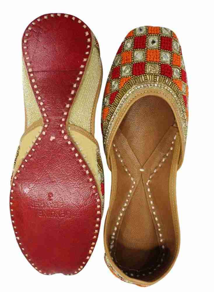 Stop N Style Multi Punjabi Jutti for women Designer Jutti Handmade Shoes Mojari for ladies Pakistani Jutti Jutis For Women Buy Stop N Style Multi Punjabi Jutti for women Designer Jutti