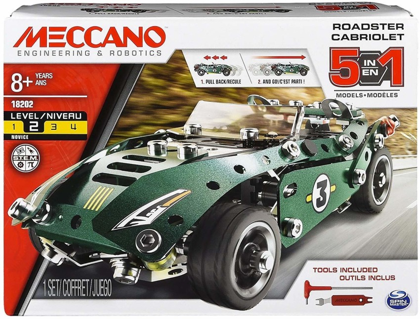 Meccano 5 sales in 1 roadster