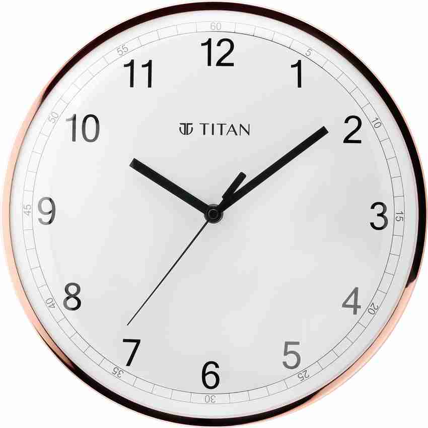 Buy Titan Analog 30.3 cm X 30.3 cm Wall Clock online at Flipkart