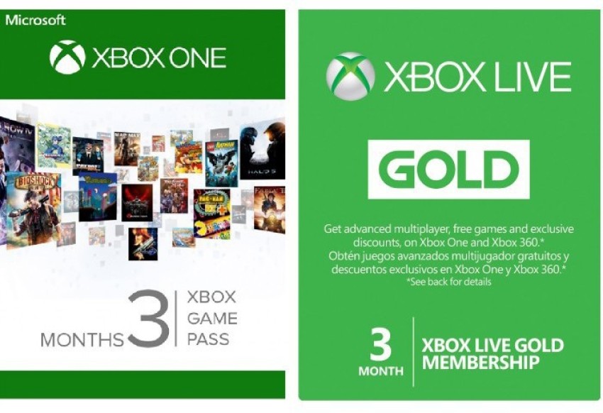 Xbox one 3 clearance month gold