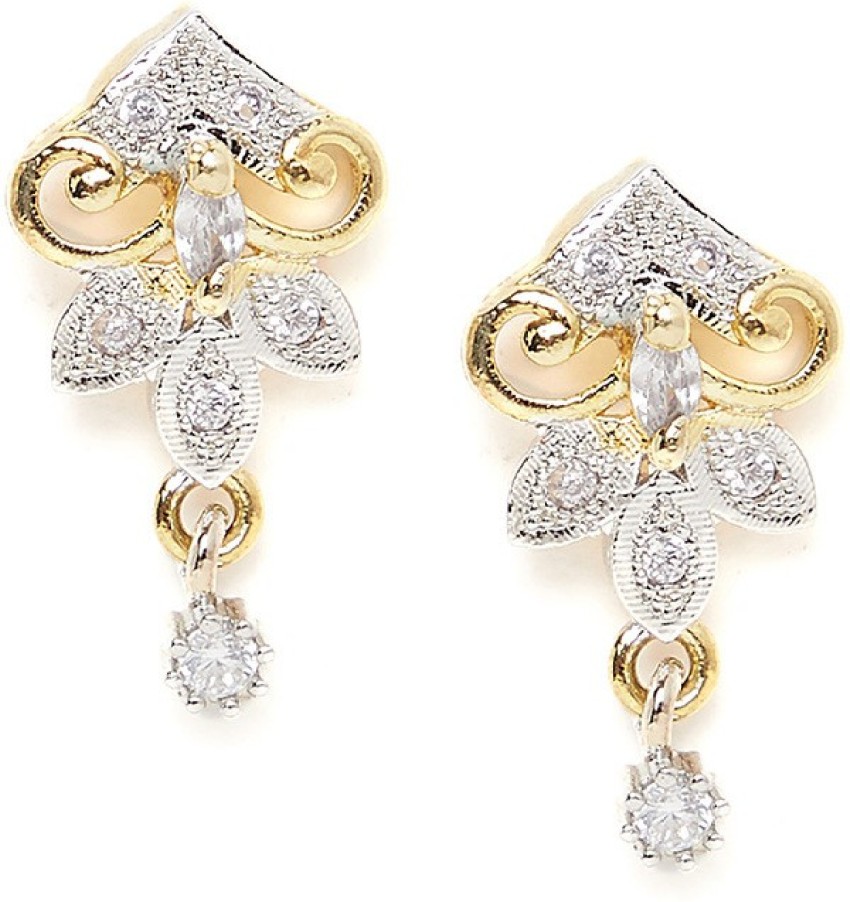 Flipkartcom  Buy Sitashi Gold Plated AD American Diamond Earrings Alloy  Earring Set Online at Best Prices in India