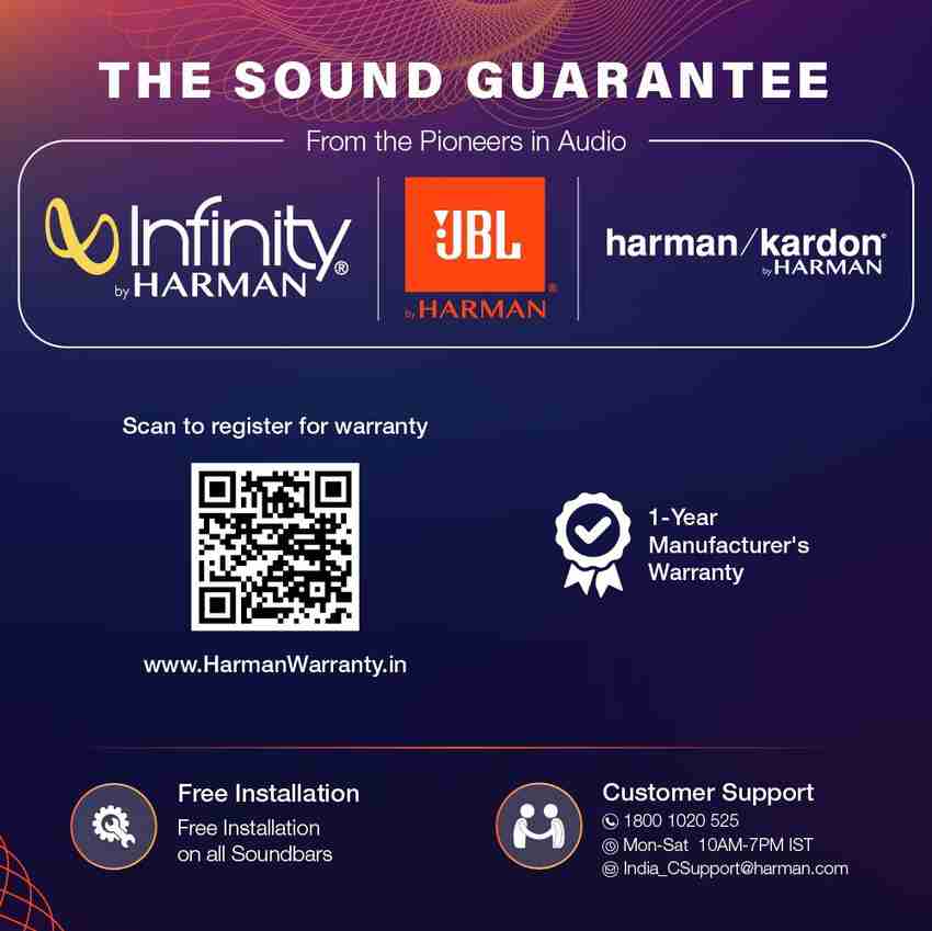 Jbl customer top service warranty