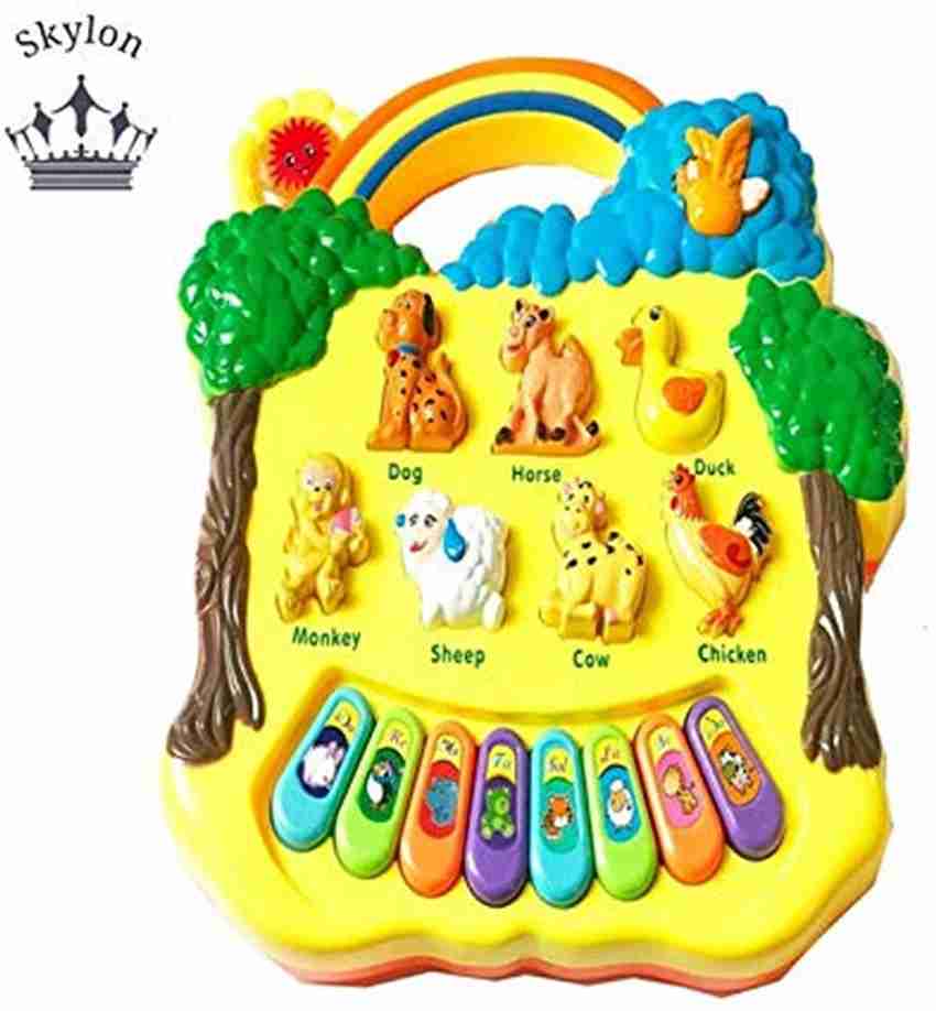 Skylon Animal Piano Keyboard for Kids Muiscal Toy for Babies