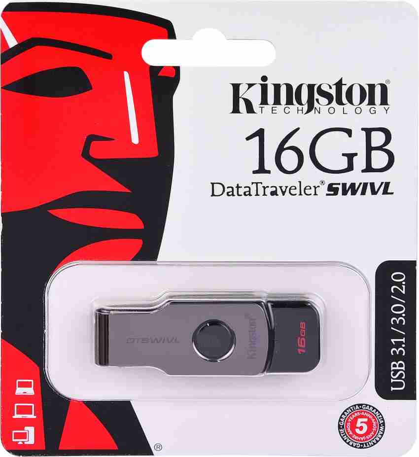 Kingston 128GB USB and Card 3.0 DataTraveler SWIVL