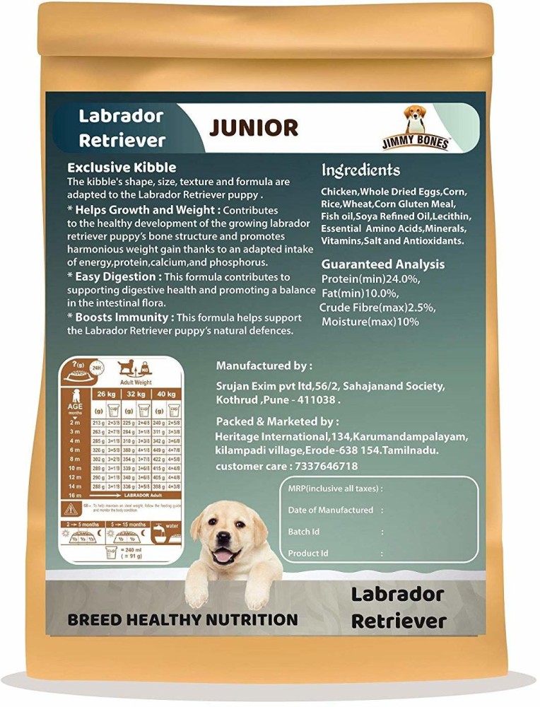 Pedigree junior clearance labrador