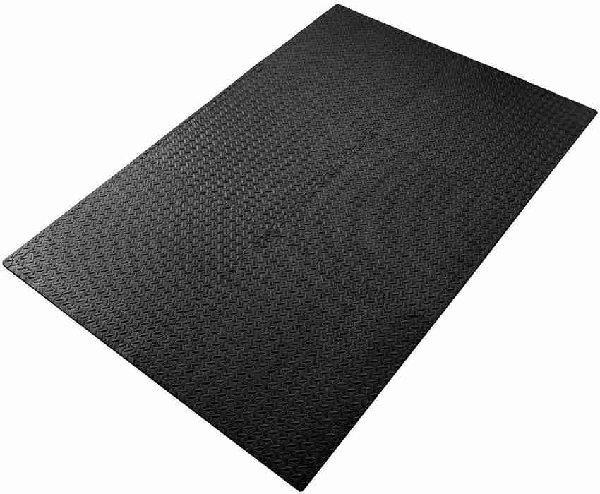Black workout sale mats