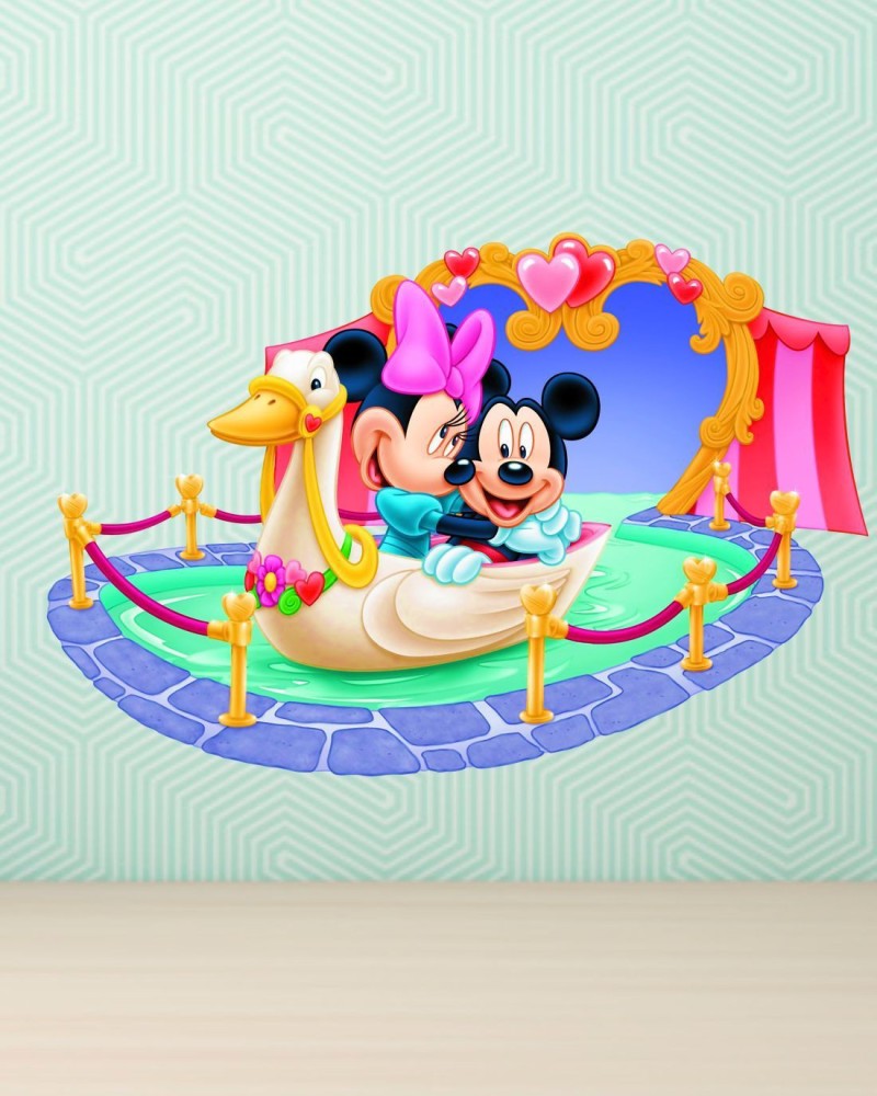 Radheykrishnadecor 90 cm Mickey and Minnie Mouse Tunnel of Love disney  cartoon 3D Cartoon PVC Vinyl Wall Sticker Self Adhesive Sticker Price in  India - Buy Radheykrishnadecor 90 cm Mickey and Minnie