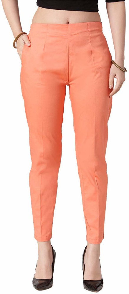 Buy Peach Slim Pants Online  W for Woman