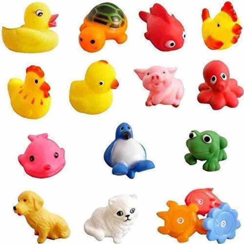  50 Pack Multicolor Mini Rubber Duck Bath Toy Colored