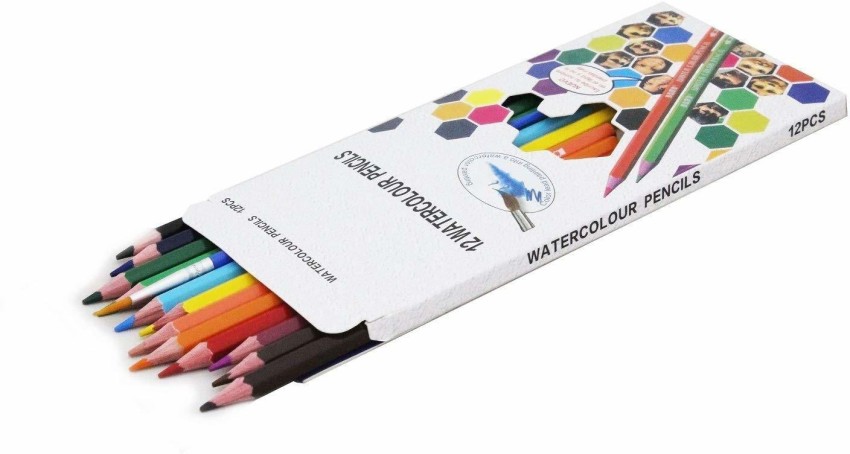 Doms Artist Grade Watercolor Water Soluble Colored Pencil Set (Pack of 12)