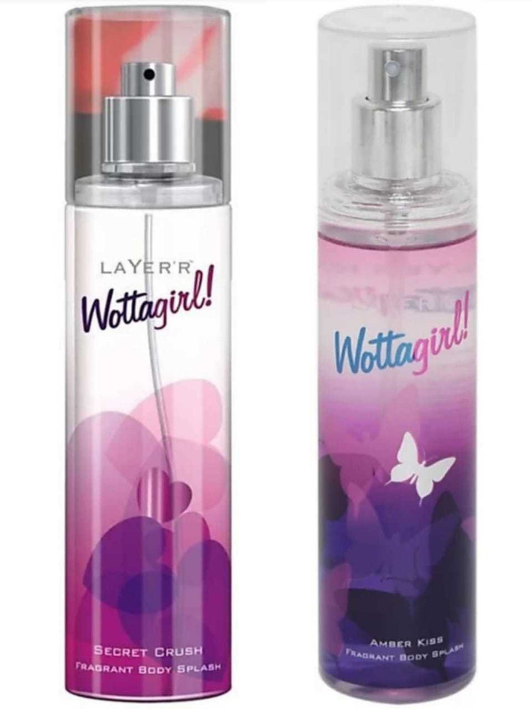 LAYER R Amber Kiss Secret Crush Combo Body Mist For Women