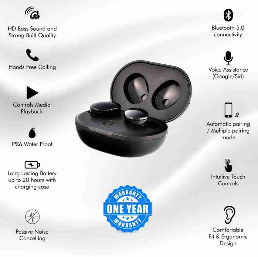 HIGHKEY PUNCH True Wireless Earbuds V 5.0 Voice Assistance