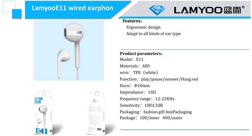 Lamyoo earphones best sale