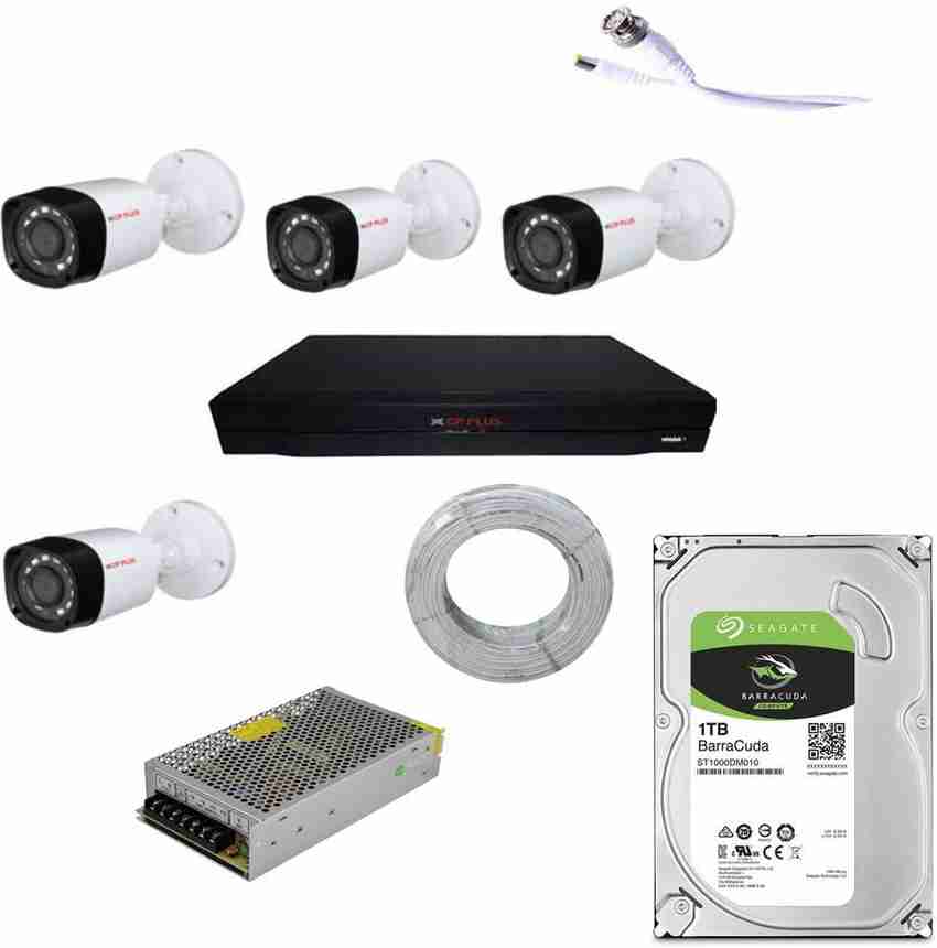 CP PLUS Full HD 5MP Cameras Combo KIT 4CH HD DVR 4 Bullet Cameras