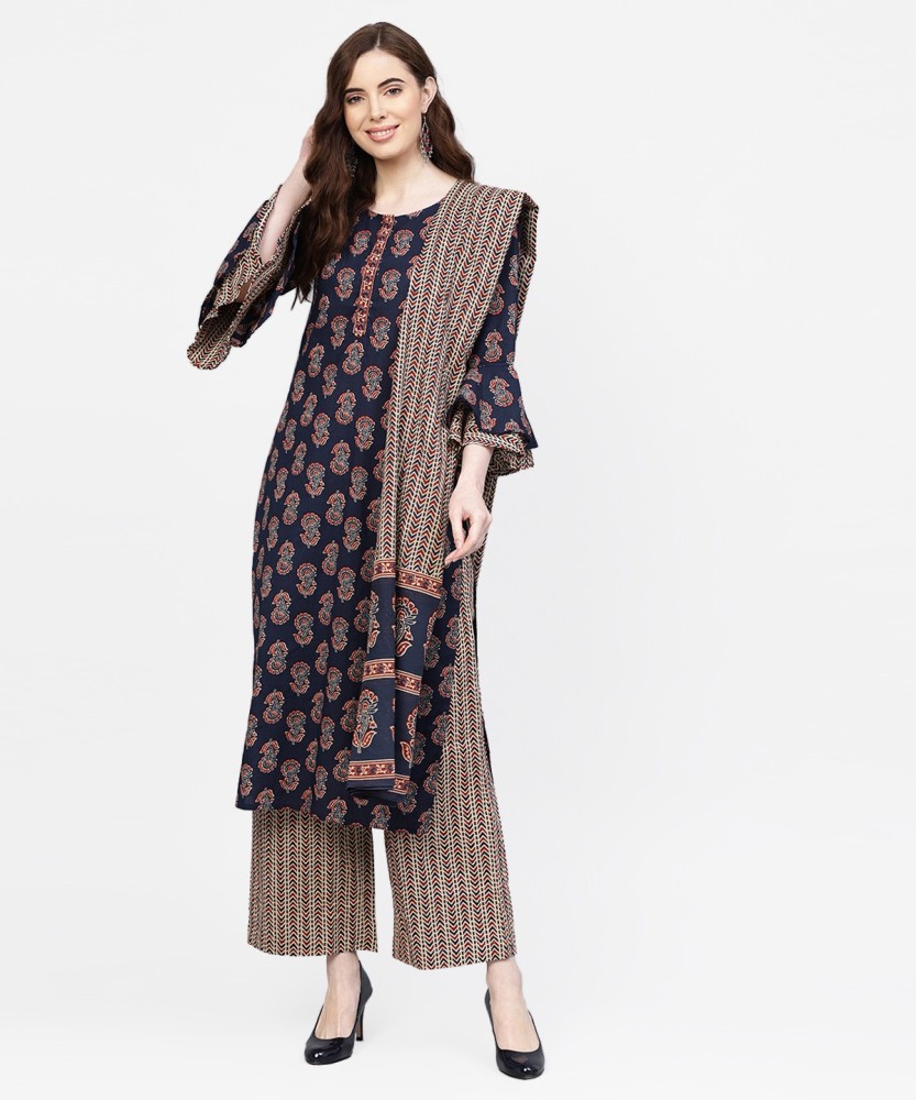 Long Kurti With Palazzo - Buy Long Kurti With Palazzo online at Best Prices  in India | Flipkart.com