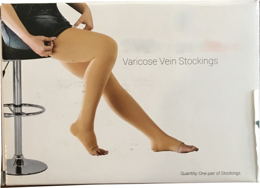 Buy Comprezon Class 1 Above Knee Cotton Varicose Vein Stockings