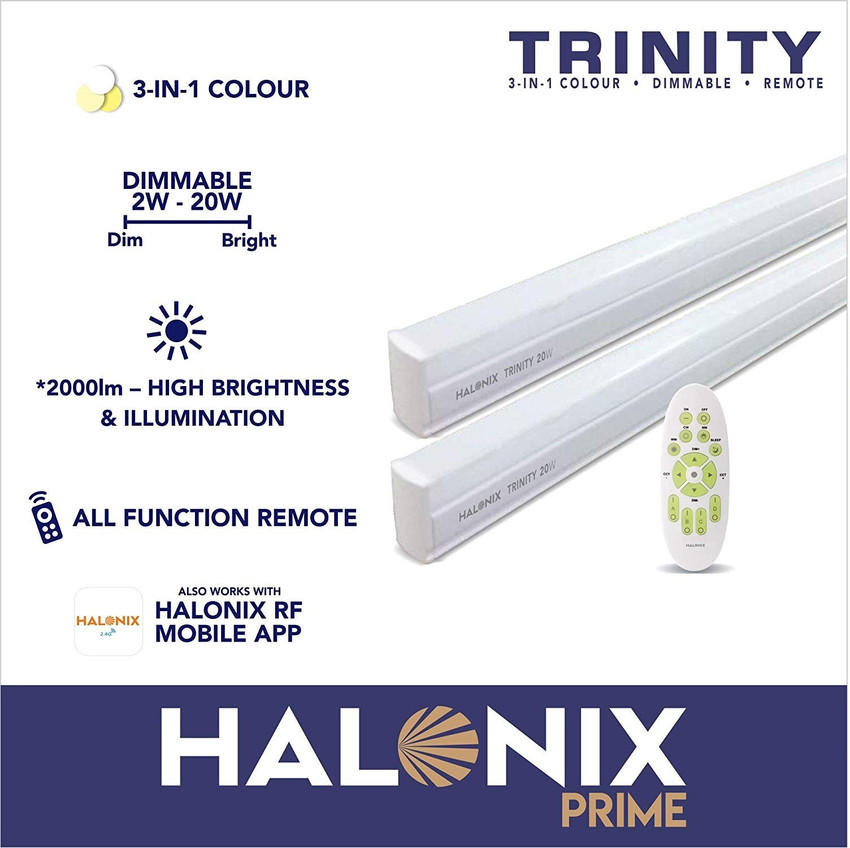 HALONIX LED PRIME BATTEN 20W TRINITY SQ WREMOT S Straight Linear LED 20 W Tube Light Price in India Buy HALONIX LED PRIME BATTEN 20W TRINITY SQ WREMOT S Straight Linear