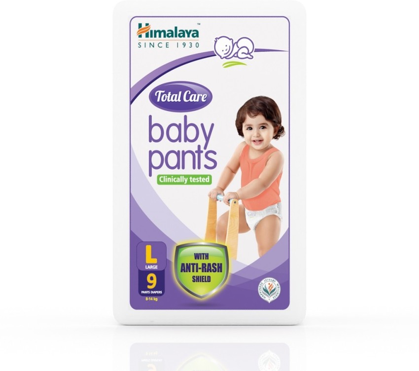HIMALAYA Total Care Baby Pants  L  Buy 9 HIMALAYA Cotton Pant Diapers for  babies weighing  14 Kg  Flipkartcom