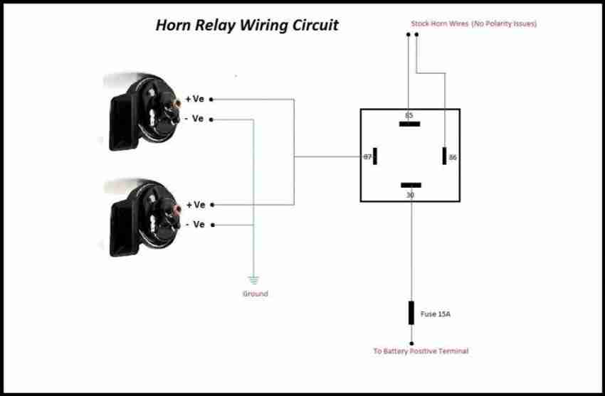 iron clutch horn relay 4 pin Automotive Electronic Hobby Kit Price