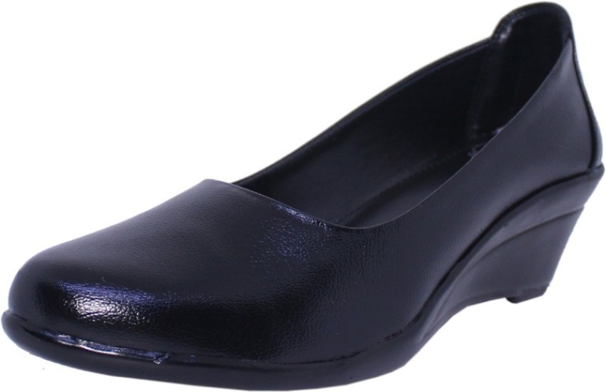 Office black online wedges