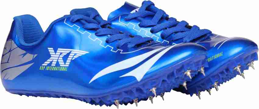 KRP INTERNATIONAL ATHLETICS SPIKES VELOCITY SPARKLING BLUE 10 Running Shoes For Men Buy KRP INTERNATIONAL ATHLETICS SPIKES VELOCITY SPARKLING BLUE 10 Running Shoes For Men Online at Best Price Shop On...