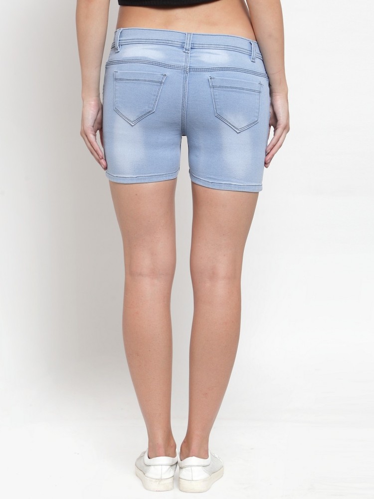 Buy online Contrast Detail Hot Pants from Skirts & Shorts for Women by  Elina for ₹359 at 64% off