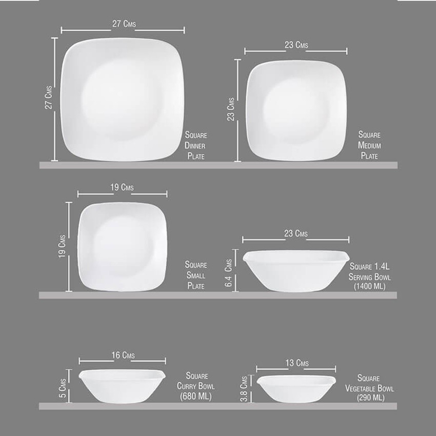 Corelle square serving bowls online