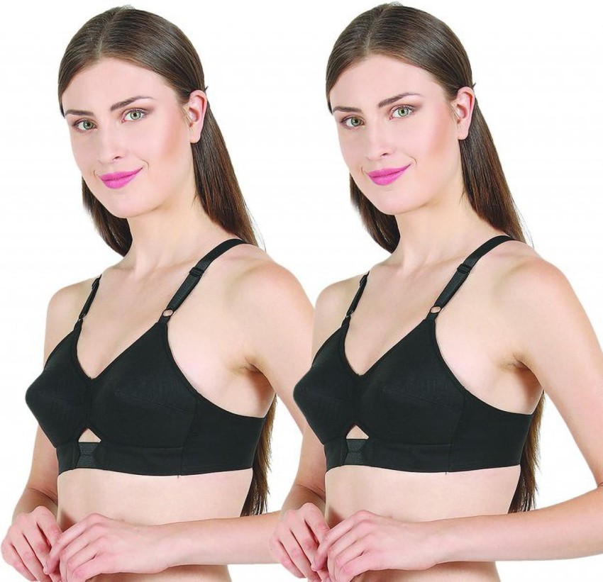 Groversons Paris Beauty CHANDERKIRAN Women Full Coverage Non Padded Bra -  Buy Groversons Paris Beauty CHANDERKIRAN Women Full Coverage Non Padded Bra  Online at Best Prices in India