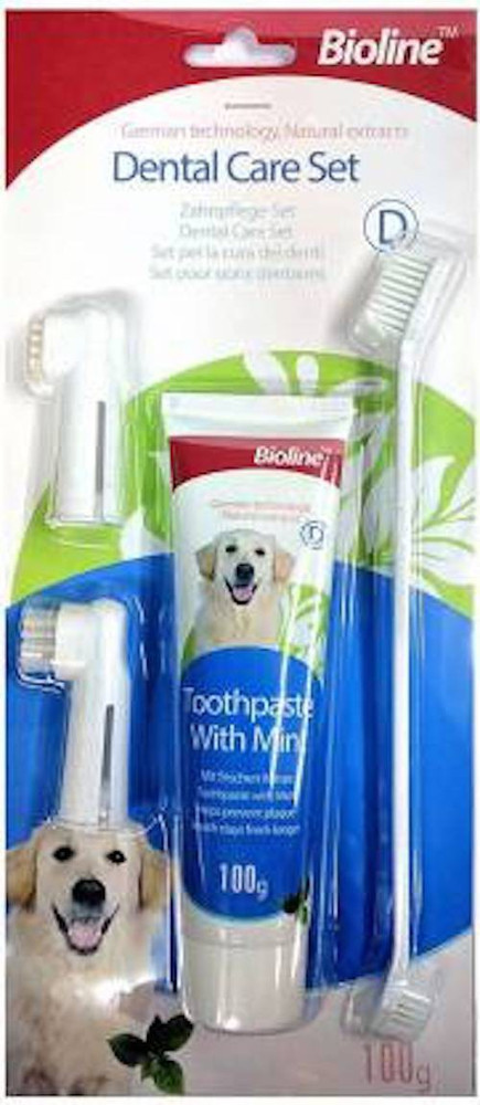 BIOLINE Dental Care Set for Dogs Pet Toothpaste Price in India Buy BIOLINE Dental Care Set for Dogs Pet Toothpaste online at Flipkart