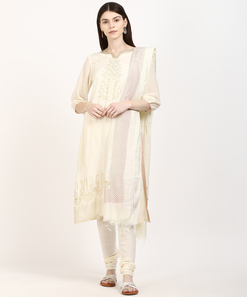 Flipkart white on sale churidar