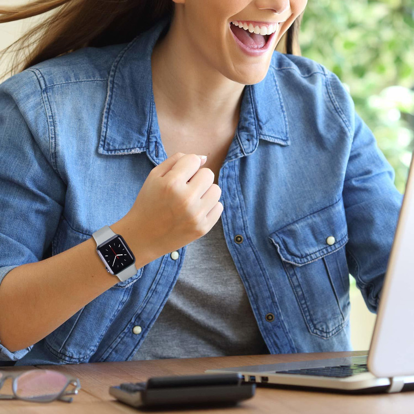 42mm apple store watch womens wrist