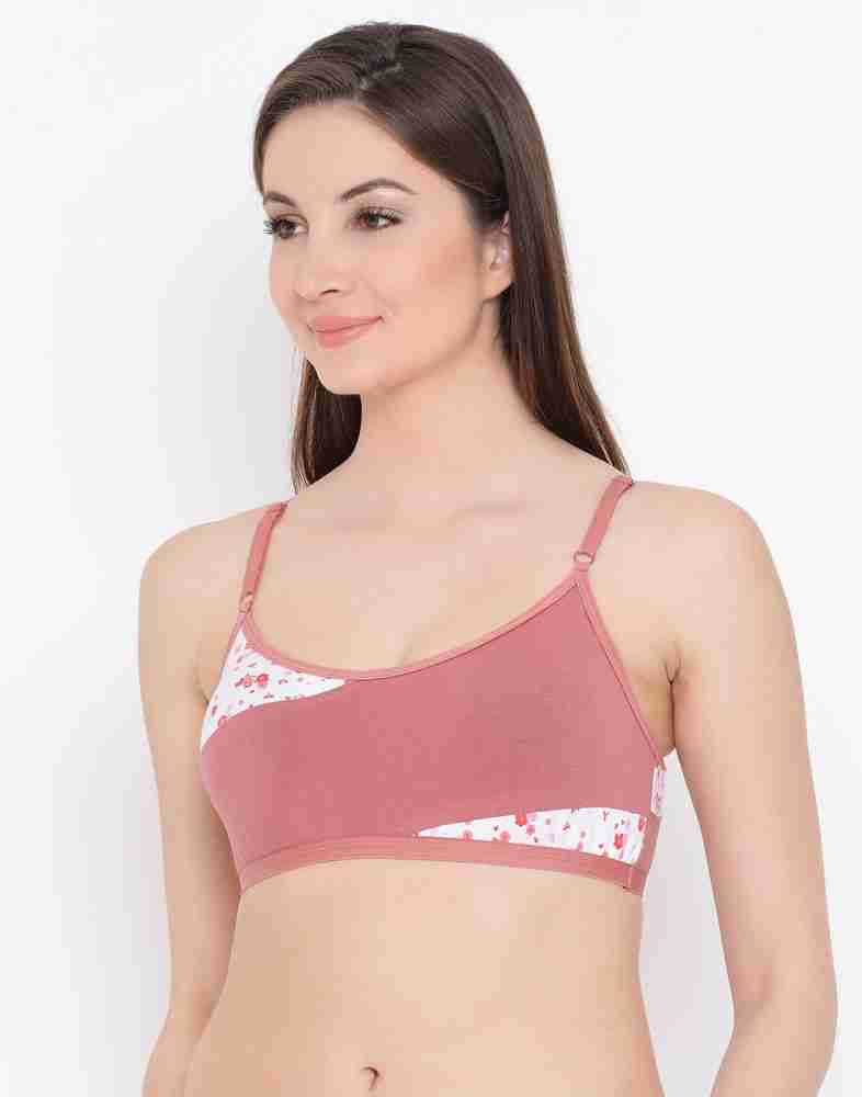 Buy Cotton Lightly Padded Non-Wired Teen Bra & Hipster Panty Set