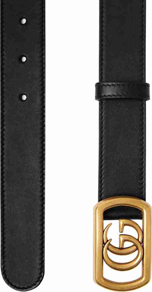 Gucci leather belt clearance with framed double g