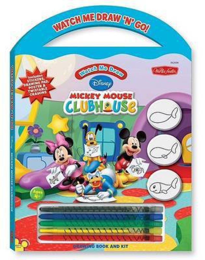 How to Draw Mickey Mouse Clubhouse Cartoon Characters  Drawing Tutorials   Drawing  How to Draw Mickey Mouse Clubhouse Comics Illustrations Drawing  Lessons Step by Step Techniques for Cartoons  Illustrations