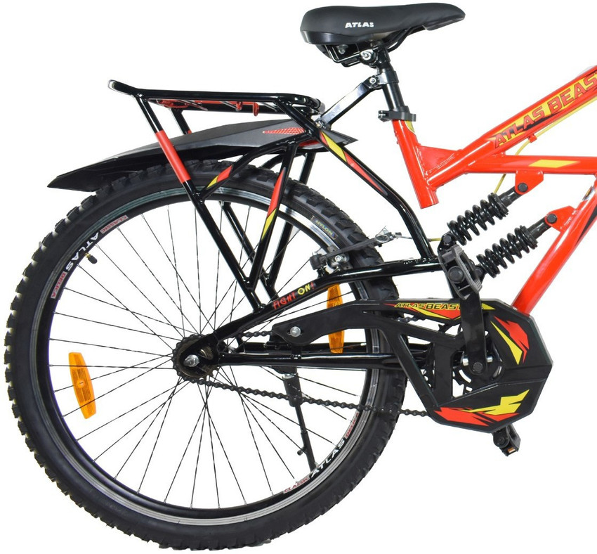 ATLAS Beast Max TS Bike For Adults Red Yellow 26 T Mountain Cycle Price in India Buy ATLAS Beast Max TS Bike For Adults Red Yellow 26 T Mountain
