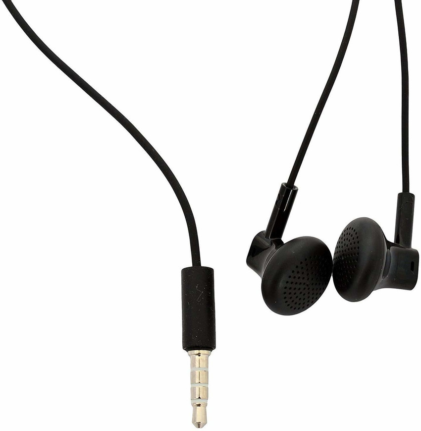 NERVY Original Nokia WH 108 Wired Headset Black Bluetooth Headset
