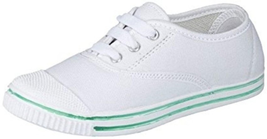 School canvas clearance shoes white