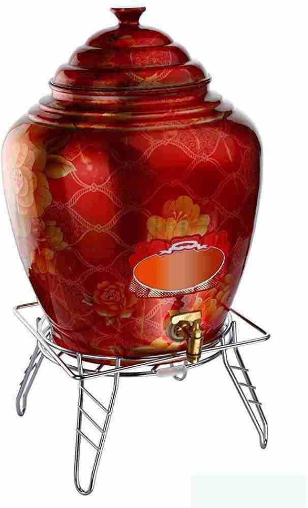 Buy MRP Multipurpose Matka Stand  Pot Stand (Red) Online at Low