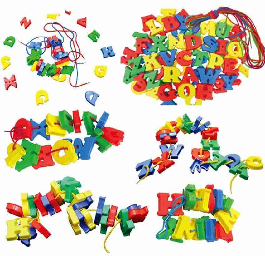Plastic Blocks String Along