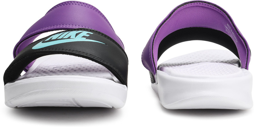 Nike mauve benassi slide sandals sale