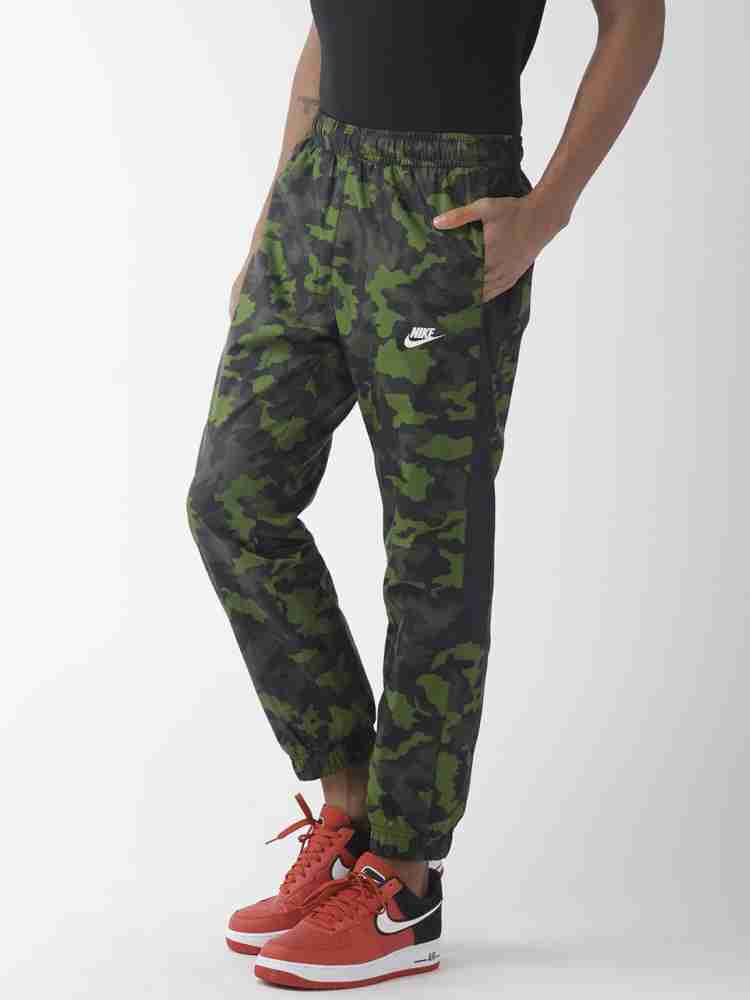 Nike camo hotsell track pants