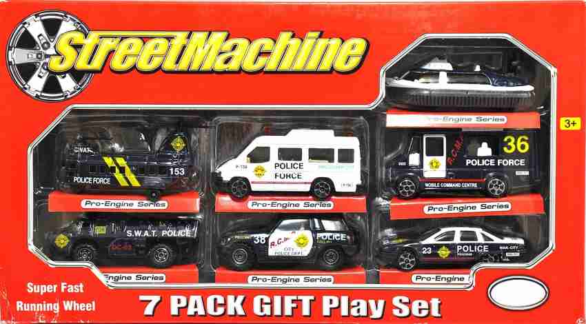 Diecast metal police store cars