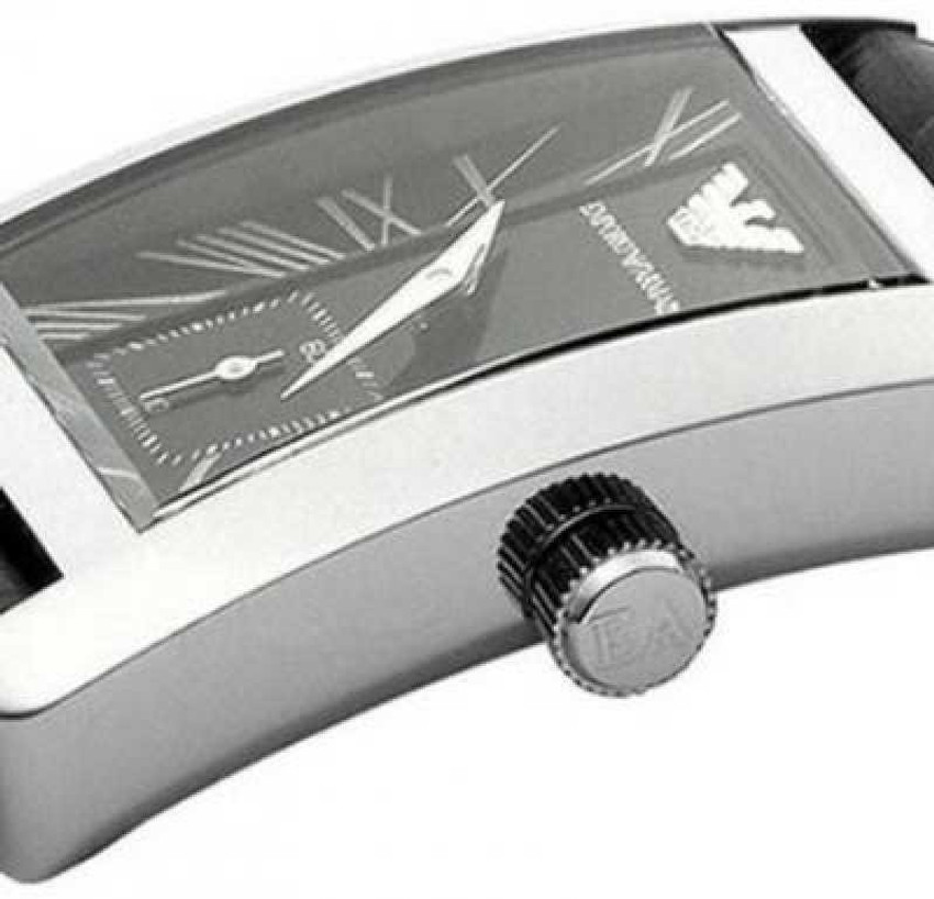 EMPORIO ARMANI Mens Emporio Armani Black Leather Classic MARCO